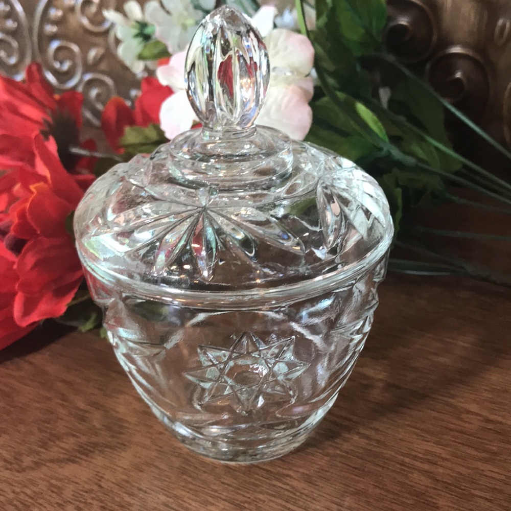 Vintage Crystal Candy Dish